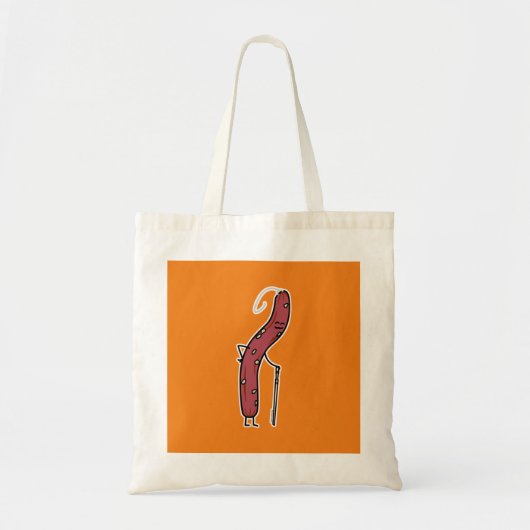 Tote Bag Saucisse sèche chinoise gras vieilli Cantonese Lap (Devant)