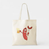 Tote Bag Saucisses Et Bières (Dos)