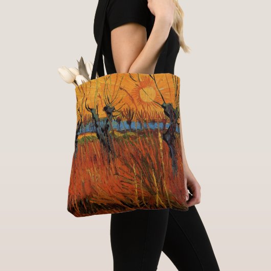 Tote Bag Saules au coucher du soleil par Vincent van Gogh (De près)