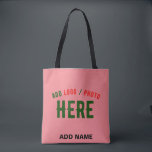 TOTE BAG SAUMON MODERNE ET MODERNE, PINK VÉRIFIÉ MARQUE<br><div class="desc">VOUS POUVEZ CHANGER,  REDIMENSIONNER OU AJOUTER LOGO,  PHOTO,  TEXTE ET COULEURS COMME VOUS LE SOUHAITEZ.MERCI.</div>