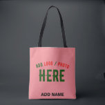 TOTE BAG SAUMON MODERNE ET MODERNE, PINK VÉRIFIÉ MARQUE<br><div class="desc">VOUS POUVEZ CHANGER, REDIMENSIONNER OU AJOUTER LOGO, PHOTO, TEXTE ET COULEURS COMME VOUS LE SOUHAITEZ.MERCI.</div>
