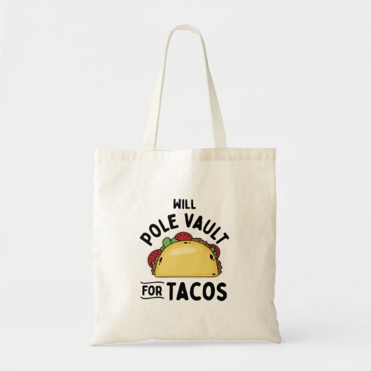 Tote Bag Saut à la perche pour tacos (Devant)