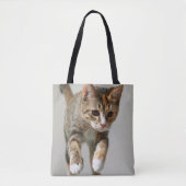 Tote Bag Sauter de chat de calicot (Devant)