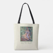 Tote Bag Sautez le Decaf ! Tiger Fourre-tout (Dos)