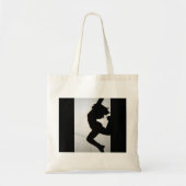 Tote Bag sautez le silohouette (Devant)