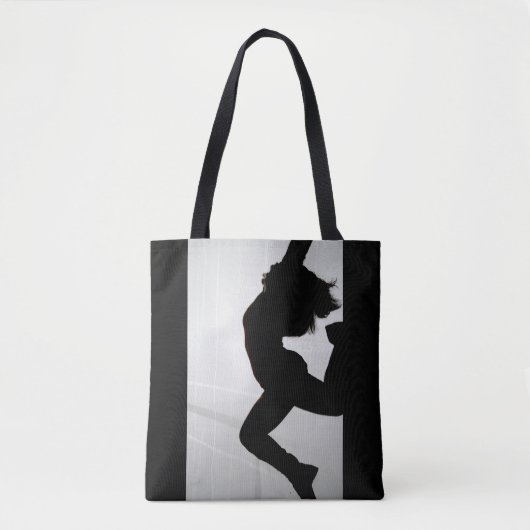 Tote Bag sautez le silohouette (Devant)