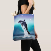 Tote Bag Sauts de dauphins dans l'océan (De près)