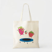 Tote Bag Sauts De Fruits Sur Trampoline (Devant)