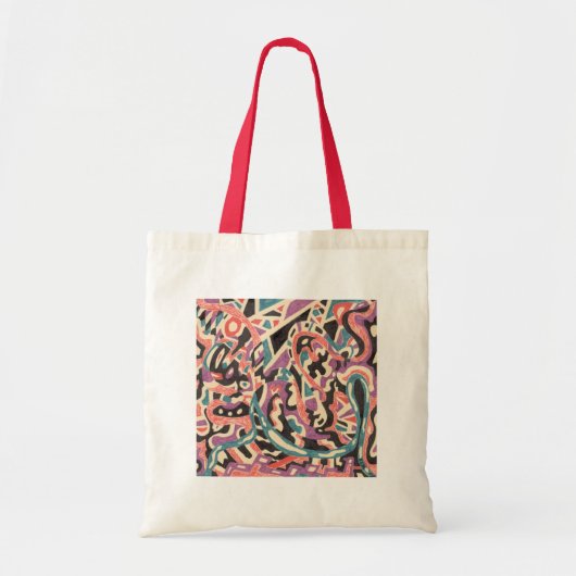 Tote Bag Sauvage, abstrait original (Devant)