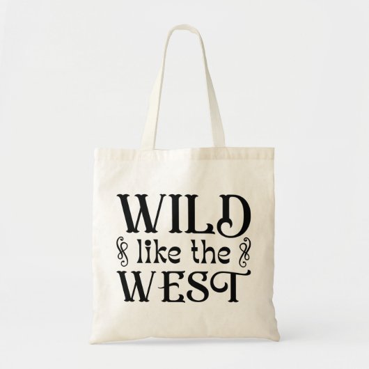 Tote Bag Sauvage Comme L'Occident (Devant)