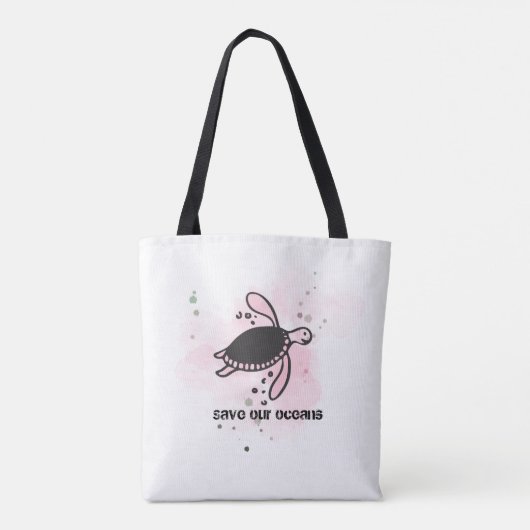 Tote Bag sauver notre océan (Dos)