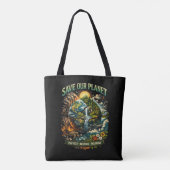 Tote Bag Sauver notre planète (Dos)