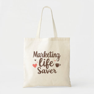 Tote Bag Sauveur de la vie marketing personnalisé
