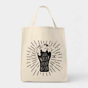 Tote Bag Sauvez de la bière à boire à l'eau