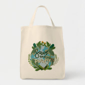 Tote Bag Sauvez la forêt (Devant)