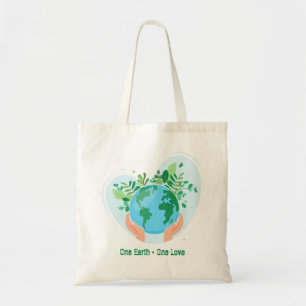Tote Bag Sauvez la planète. Une Terre Un Amour