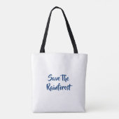 Tote Bag Sauvez La Rainforest (Dos)
