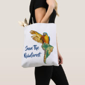 Tote Bag Sauvez La Rainforest (De près)