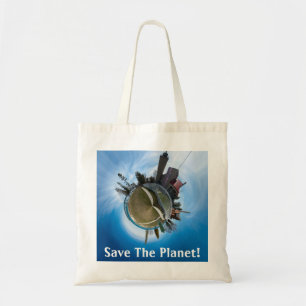 Tote Bag Sauvez la ville Panoplanet Fourre-tout de Mackinaw