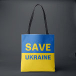 Tote Bag Sauvez le drapeau ukrainien<br><div class="desc">Sauvez le drapeau ukrainien</div>