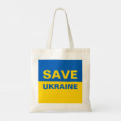 Tote Bag Sauvez le drapeau ukrainien (Dos)