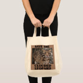 Tote Bag Sauvez le léopard couvert (Devant (produit))