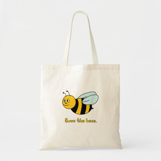 Tote Bag 'Sauvez les abeilles (Devant)