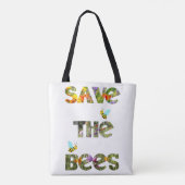 Tote Bag Sauvez les abeilles (anglais) (Dos)
