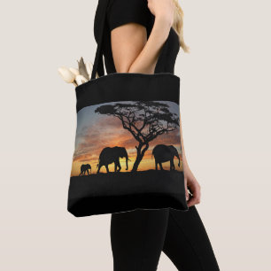 Tote Bag Sauvez les éléphants