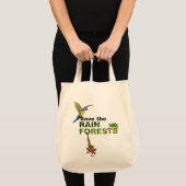 Tote Bag Sauvez les forêts tropicales (Devant (produit))
