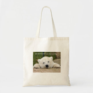 Tote Bag Sauvez les ours blancs
