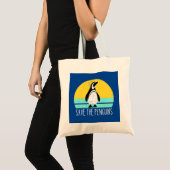 Tote Bag Sauvez Les Pingouins (Devant (produit))