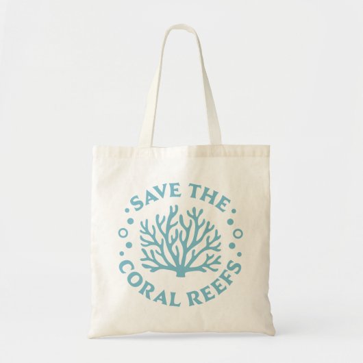 Tote Bag Sauvez les récifs coralliens (Devant)
