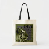 Tote Bag Sauvez les tigres (Devant)