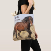 Tote Bag Sauvez nos chevaux sauvages (De près)