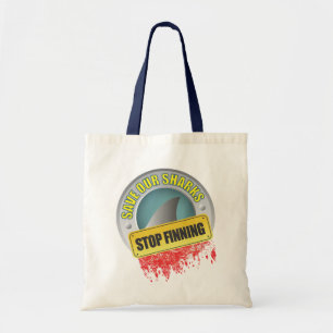 Tote Bag Sauvez notre arrêt Finning de requins