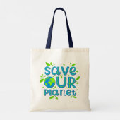 Tote Bag Sauvez notre planète (Dos)