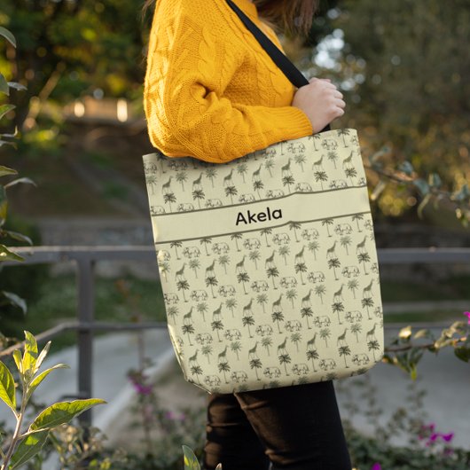 Tote Bag Savanna Motif africain, coutume