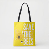 Tote Bag SAve Les abeilles HONEYCOMB HONEYCOMB HONey POT (Devant)