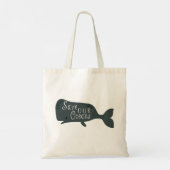 Tote Bag Save Our Oceans Environmental Whale  (Dos)