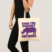 Tote Bag Save-The-Chubby-Unicornes - (Devant (produit))