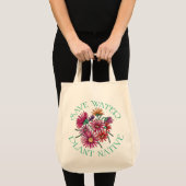 Tote Bag Save Water - Plante native (Devant (produit))
