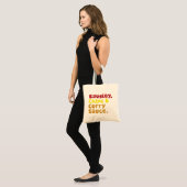 Tote Bag Saveloy, chips & Curry Sauce. (Devant (modèle))