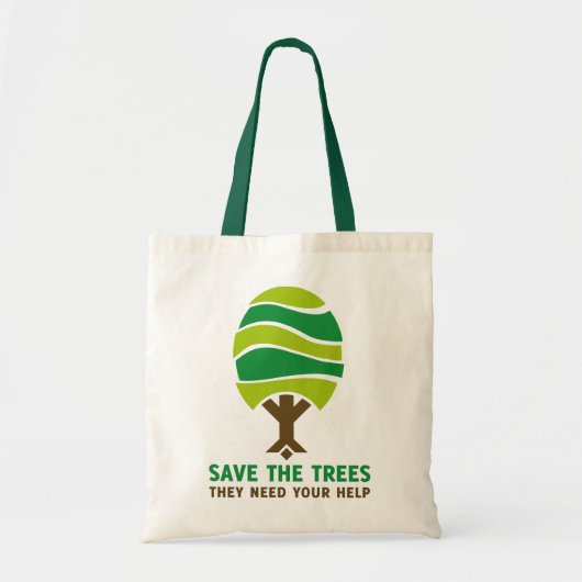 Tote Bag Savethetrees (Devant)