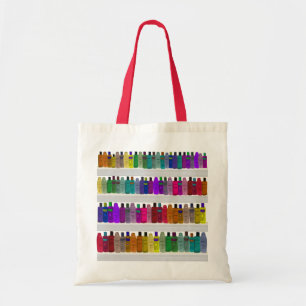 Tote Bag Savonnez l'arc-en-ciel de bouteille - pour les