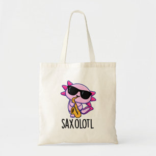 Tote Bag Sax-olotl Blagues drôles de Saxophone