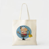 Tote Bag Saxophone Player Musicien (Devant)