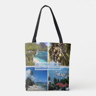 Tote Bag SC Seychelles - Beach Resort - Lodoicea Maldivica