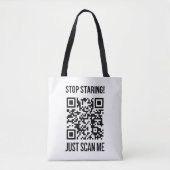 Tote Bag Scan Me QR Code : Créez votre avenir (Devant)