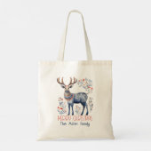 Tote Bag Scandinavian Folk Reindeer Christmas Party Suplies (Dos)
